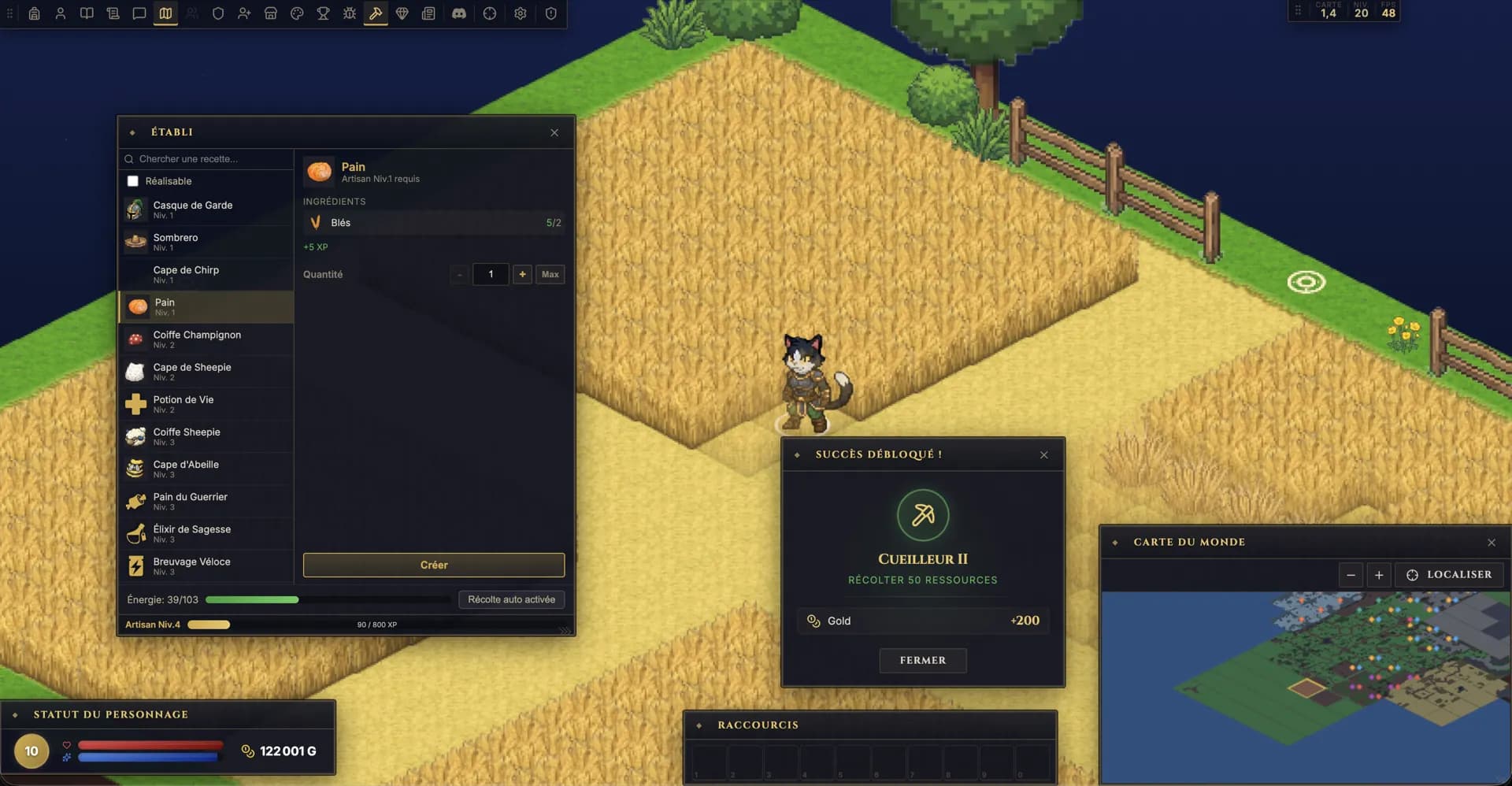 Recolte et artisanat